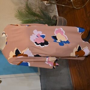 a new day Multicolor Abstract Dress